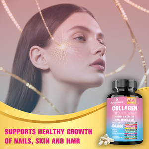 Cápsulas de Colágeno de Marca Privada Aeglewell, Producto de Belleza, Éxito de Ventas en Amazon, Vitaminas, Biotina y Queratina, Cápsulas de Ácido Hialurónico - Product Image 6