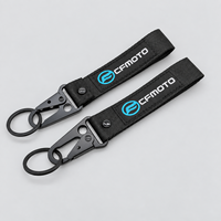 Sangle de porte-clés tissée pour voiture avec clip métallique, porte-clés et étiquette logo pour auto-école, garage, cadeaux promotionnels