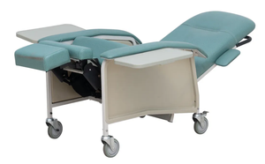 Chaise d'hôpital manuelle moderne pour les dons de sang Table pliable à dossier incliné pour personnes âgées handicapées pour les centres médicaux - Product Image 4