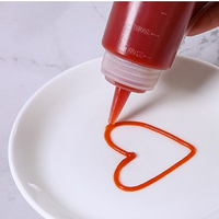 Nouvelles bouteilles en plastique compressibles 240ml 350ml 500ml 1000ml pour Ketchup BBQ Sauce piment bouteilles de Sauce vides pour le remplissage de stockage
