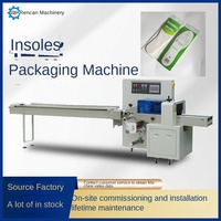 Machine automatique d'emballage de semelle intérieure en latex de sport de composant de noyau de PLC pour l'ensachage scellant des chaussettes pantoufles fonction de remplissage améliorée