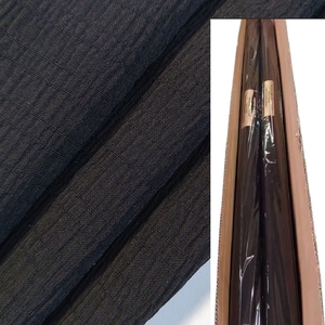 Vente en gros d'usine 164 couleurs Tissu Nida de Dubaï avec 100% polyester respirant pour les robes Abaya pour femmes du Moyen-Orient - Product Image 1