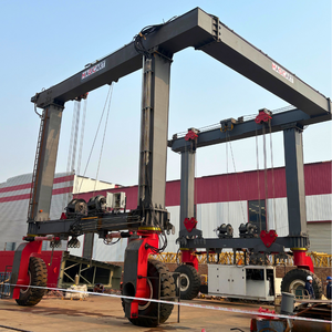 Grúa Móvil para Yates de Uso en Exteriores, Elevador para Barcos de 100T de Gran Capacidad de Carga, Elevador Móvil para Barcos de Tipo Neumático de Goma para Marina - Product Image 2