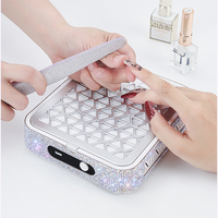 Aspirateur de poussière d'ongles de bureau haute aspiration, rechargeable, sans balais, turbo, pour salon de manucure