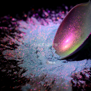 Sheenbow Bột Aurora Cổ Tích Lỏng Lẻo Tùy Chỉnh Nhãn Hiệu Riêng Bột Màu Tắc Kè Hoa Ma Thuật Gương Nhiều Mạ Crôm - Product Image 4