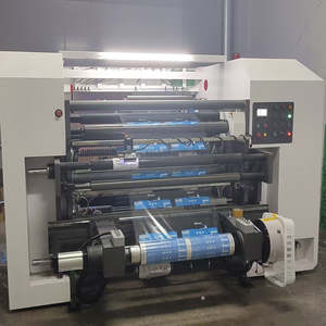 Machine à découper et à rembobiner les films de haute précision pour les rouleaux d'emballage flexibles laminés et composites BOPP CPP OPP - Product Image 3
