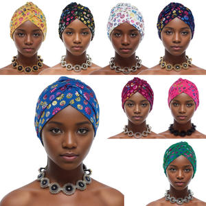 2025 Multi couleur nouveau africain Auto <span class=keywords><strong>Gele</strong></span> Headtie <span class=keywords><strong>Aso</strong></span> <span class=keywords><strong>Oke</strong></span> Nigeria foulard Turban casquette femmes musulman Hijab Bonnet chapeaux de fête de mariage - Product Image 6