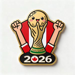 Aimant de réfrigérateur personnalisé Coupe du Monde de Football 2026 – <span class=keywords><strong>Souvenir</strong></span> États-Unis, <span class=keywords><strong>Canada</strong></span>, Mexique – Aimant Trophée Réfrigérateur pour <span class=keywords><strong>Souvenir</strong></span> - Product Image 1