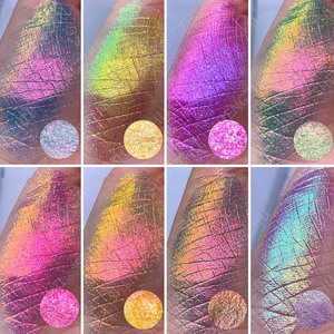 Venta al por Mayor de Polvo de Pigmento Camaleón Personalizado OEM, Sombra de Ojos Aurora Neón Multichrome, Maquillaje Brillante de Marca Privada - Product Image 6