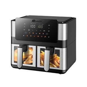 ANBOLIFE <span class=keywords><strong>Friteuse</strong></span> à air électrique domestique à <span class=keywords><strong>double</strong></span> chambre et écran tactile, capacité 8,0 L, classe énergétique, vente en gros usine pour les foyers - Product Image 3