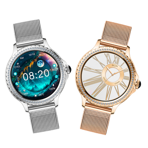 Ultimo Modello 2024 <span class=keywords><strong>Smartwatch</strong></span> Moda Argento Plus Regalo Set Orologio di Lusso Dorato per Donna HK27 Plus <span class=keywords><strong>Smartwatch</strong></span> Femminili - Product Image 4