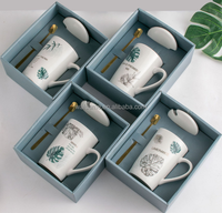 Ensemble de tasses personnalisées de haute qualité, boîte-cadeau tasses à café en céramique