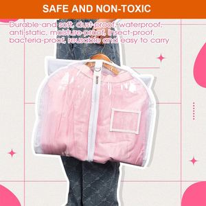 Sac de rangement pour vêtements de danse avec logo personnalisé, organisateur de costumes en PVC pour compétition et studio - Product Image 4