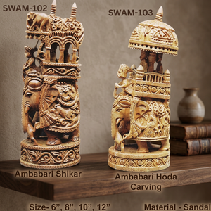 ช้าง Ambabari แกะสลักจากไม้จันทน์ - Product Image 2
