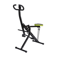 Vente directe usine : Appareil de fitness mécanique équestre en métal pour la maison, double fonction, cordes de résistance combinées, simule