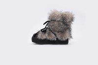 Bottes de neige mi-mollet WITHCOCO pour femme, en nubuck, à semelle épaisse, légères, chaudes, durables, avec fourrure artificielle et semelle extérieure en caoutchouc