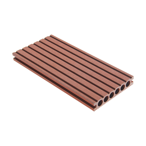 Decking compuesto de material plástico de madera para exteriores, azulejos decorativos de madera para patio, decking de plástico de madera WPC - Product Image 3
