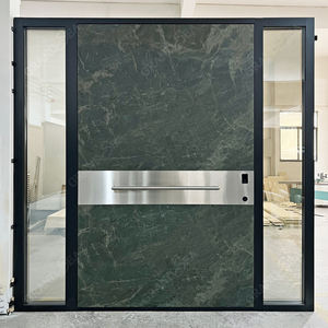 Puerta de Entrada de Estilo Americano, Puerta de Aluminio de Seguridad Antirrobo e Insonorizada - Product Image 5