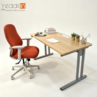 Cadre de table en acier professionnel avec extension réglable et pieds de support robustes pour bureau informatique ergonomique, mobilier de bureau