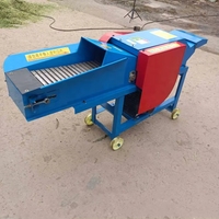 Machine à couper la paille de riz, le maïs, le blé et les tiges de maïs pour l'alimentation animale, hacheuse de fourrage pour bovins et ovins