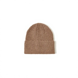 Gorro Unisex de Acrílico, Color Sólido, 56-58CM, Gorro Casual de Invierno Tejido a Mano para Adultos - Product Image 1