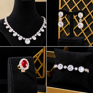 Présentoir à bijoux Zebopak en velours noir et métal doré pour colliers, boucles d'oreilles et bagues – Idéal pour les fêtes de fin d'année – Fournisseur - Product Image 3