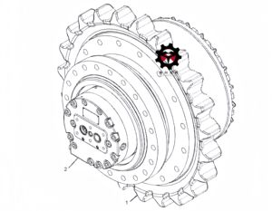 336D 336 d2 336FL <span class=keywords><strong>336DL</strong></span> LN azionamento finale per pezzi di ricambio idraulici per escavatore 296-6217 296-6218 501-7238 di riduzione del motore di viaggio - Product Image 1