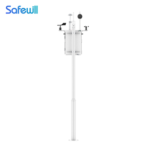 SAFEWILL ES80A-Y8 <span class=keywords><strong>PM</strong></span> 2.5 PM10 Système d'équipement de surveillance de l'environnement de la poussière de bruit industriel en ligne 4G LTE 12 mois CN;GUA 1PC - Product Image 5