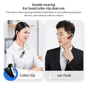 Mini Wireless 4G POC Typ Walkie Talkie mit Zell montage und 100 km Reichweite Ohr haken Design für den Restaurant gebrauch - Product Image 5