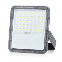Projecteur LED solaire rechargeable KCD à haute luminosité 100W 300W avec télécommande, prix abordable, pour extérieur, jardin, stade, aménagement paysager