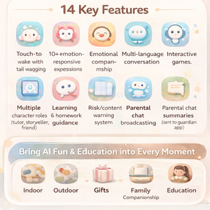 Juguetes de IA para Niños, Juguete Educativo, Robot Inteligente con Voz Interactiva, Compañero Interactivo con IA, Kit de Aprendizaje STEM con ChatGPT - Product Image 5