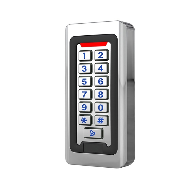 Waterproof RFID Touch Keypad 125Khz Reader 1000 User Storage ID Card Standalone Door Lock Access Control System