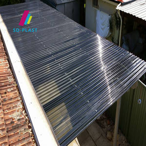 Высокопрочные гофрированные пластиковые кровельные листы, современный дизайн, поликарбонатные полупрозрачные гофрированные панели для отеля - Product Image 2