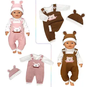 秋冬羊毛系列婴儿服装18英寸美国时尚女孩娃娃