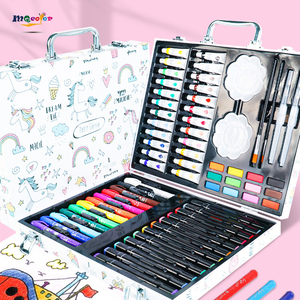 Ensemble de <span class=keywords><strong>dessin</strong></span> d'art en carton haute densité de 66 pièces Kit de peinture colorée avec marqueurs d'artiste <span class=keywords><strong>pour</strong></span> enfants et adolescents - Product Image 4