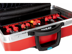 Mallette à outils professionnelle à roulettes verrouillable, qualité supérieure, avec plateau profond configurable de 58 mm - Product Image 2