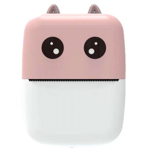 Etiqueta adhesiva de teléfono de dibujos animados foto estudio impresora térmica niña niño Mini bolsillo pequeña impresora - Product Image 1