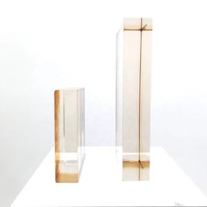 แท่นโชว์อะคริลิคทรงลูกบาศก์ไล่เฉดสีระดับไฮเอนด์  บล็อกอะคริลิคใสสำหรับโชว์เครื่องประดับ อุปกรณ์จัดแสดงสินค้าสุดหรู - Product Image 4