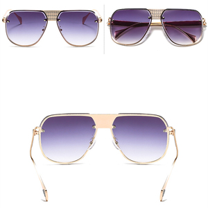 Gafas de <span class=keywords><strong>Sol</strong></span> de Piloto con Lentes Degradadas, Unisex, para Hombre y Mujer, Moda 2023, Pixel Red, Estilo Coreano, Protección UV400, Cat 3 - Product Image 4