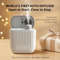 Nouvelle Version Diffuseur de Parfum Extérieur Alimenté par USB, Machine à Arômes Bi-fluides 5ml, Design Écologique en Plastique pour Voiture et Utilisation Portable