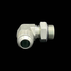 Raccord hydraulique à angle droit JIC à filetage extérieur, conique extérieur à 74 degrés, norme américaine, joint torique réglable - Product Image 2