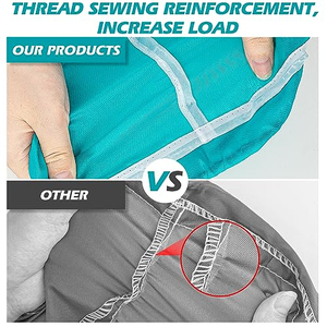Bolsa de Lavandería de Nailon Extra Grande, Resistente a Desgarros, con Cordón, para Ropa Sucia, Lavable a Máquina, para Viajes, Venta al Por Mayor - Product Image 4