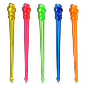 ส้อมจิ้มขนมผลไม้ขนาดเล็กแบบใช้แล้วทิ้งส้อมจิ้มอาหารสำหรับเด็กอุปกรณ์ตกแต่งงานปาร์ตี้ราคาดี PS พลาสติก - Product Image 2