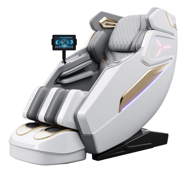 Full Body 3D Zero Gravity Air Pressure with New Technology SL Long extra Track AI Intelligent Voice Control Massage Chair