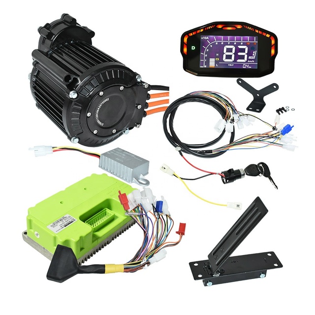 E-bike Foot Accelerator Motor System 72V Fardriver Controller IP67 QS120 60H V3 Insulation Plug and Play Mid Drive Complete Kit
