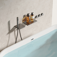 Robinet de bain mural Cascade Robinet de baignoire de salle de bain chaud et froid