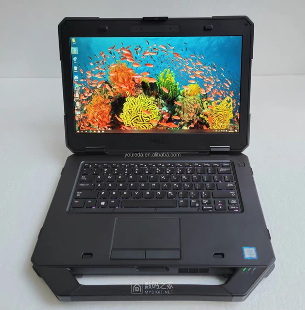A grade For Dell 5414 Rugged 3-proof Heavy Duty Truck Excavators Marine Auto Diagnostic Used Industry Used Daily Work Laptop