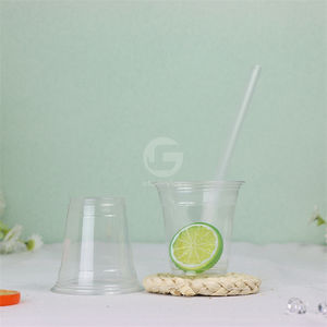 Gobelets jetables en gros pour boissons, gobelets en plastique PET pour salons de thé à bulles - Product Image 1