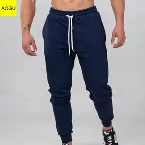 Pantalons de survêtement de haute qualité Gym Sports Workout Coton Cordon personnalisé Joggers pour hommes