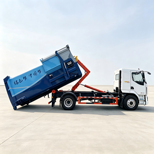 Nouveau camion à benne basculante Dongfeng Liuzhou Chenglong avec station de compactage mobile en option, véhicule de transfert de déchets sanitaires diesel - Product Image 4
